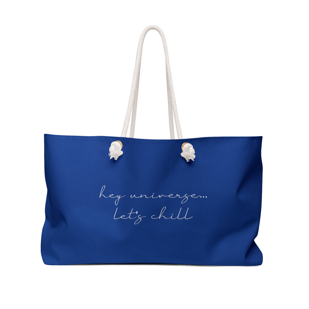 Let's Chill Blue Tote