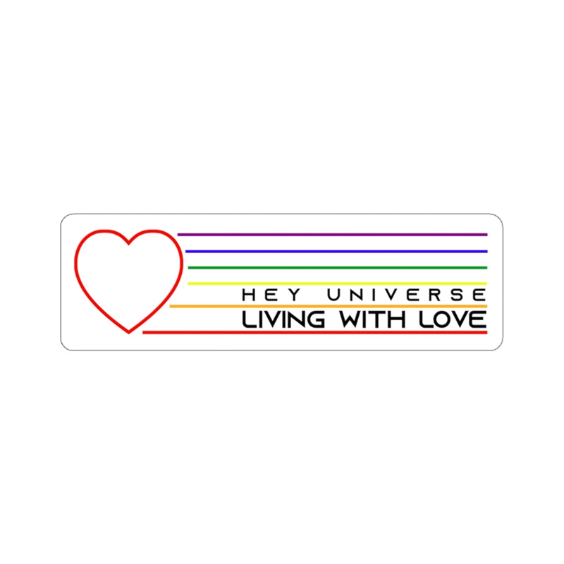 Living with Love Sticker