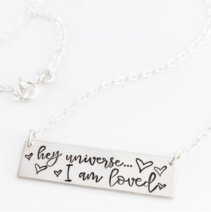 Personalized "I Am" Necklace