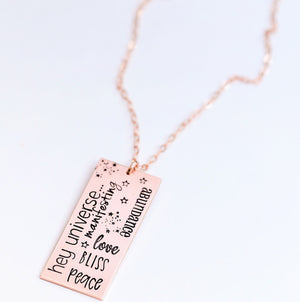 Personalized "Manifesting" Necklace