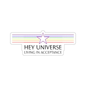 Living in Acceptance Sticker
