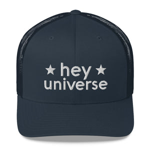Hey Universe Retro Trucker Hat