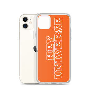 Hey Universe Orange iPhone Case