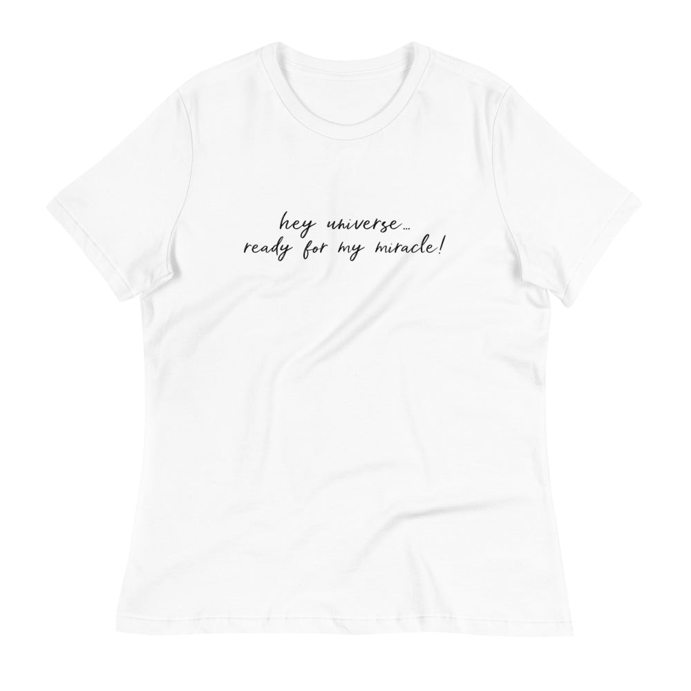 Women's Ready for My Miracle! Declaration Tee