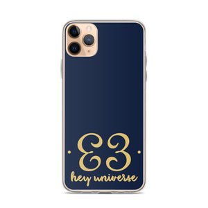 Hey Universe Navy iPhone Case