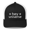 Hey Universe Retro Trucker Hat