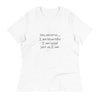 Women's I Am Beautiful & Loved Just As I Am Declaration Tee