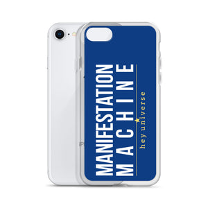Manifestation Machine Blue iPhone Case